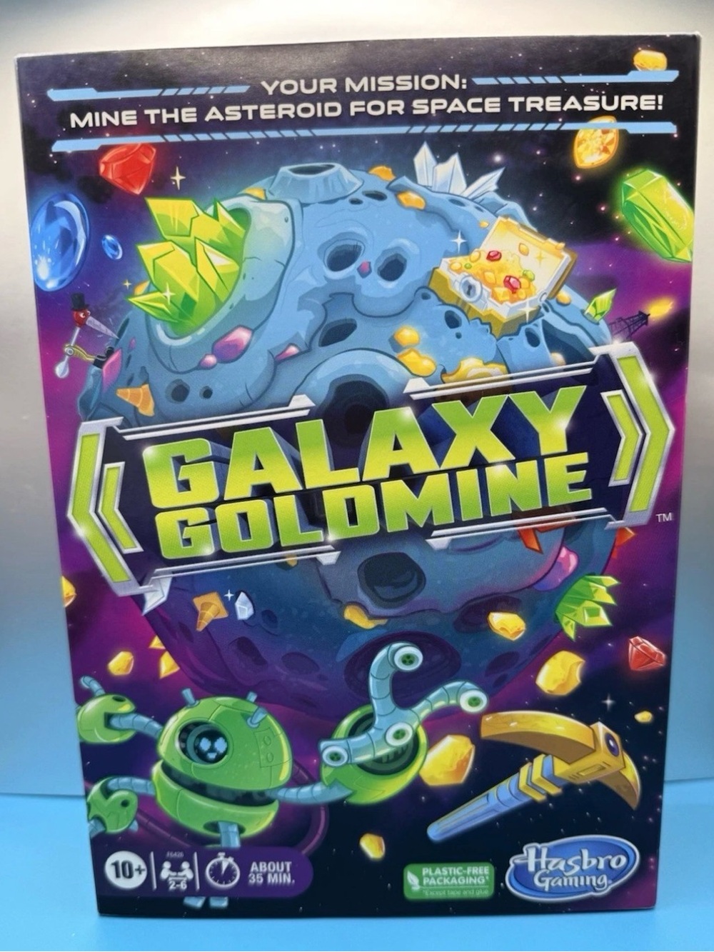 Hasbro Gaming Galaxy Goldmine Board Game Space Theme 2-6 Players
